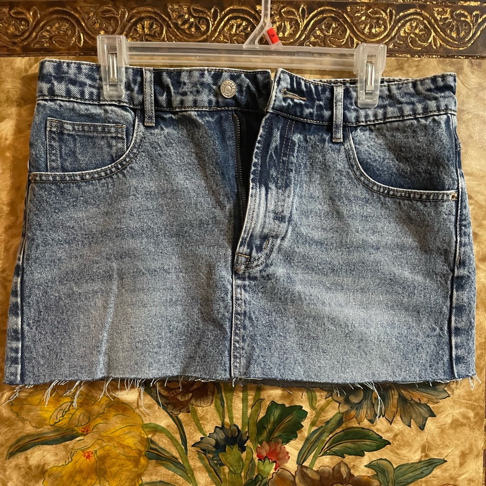 Shein Blue Jean Skirt